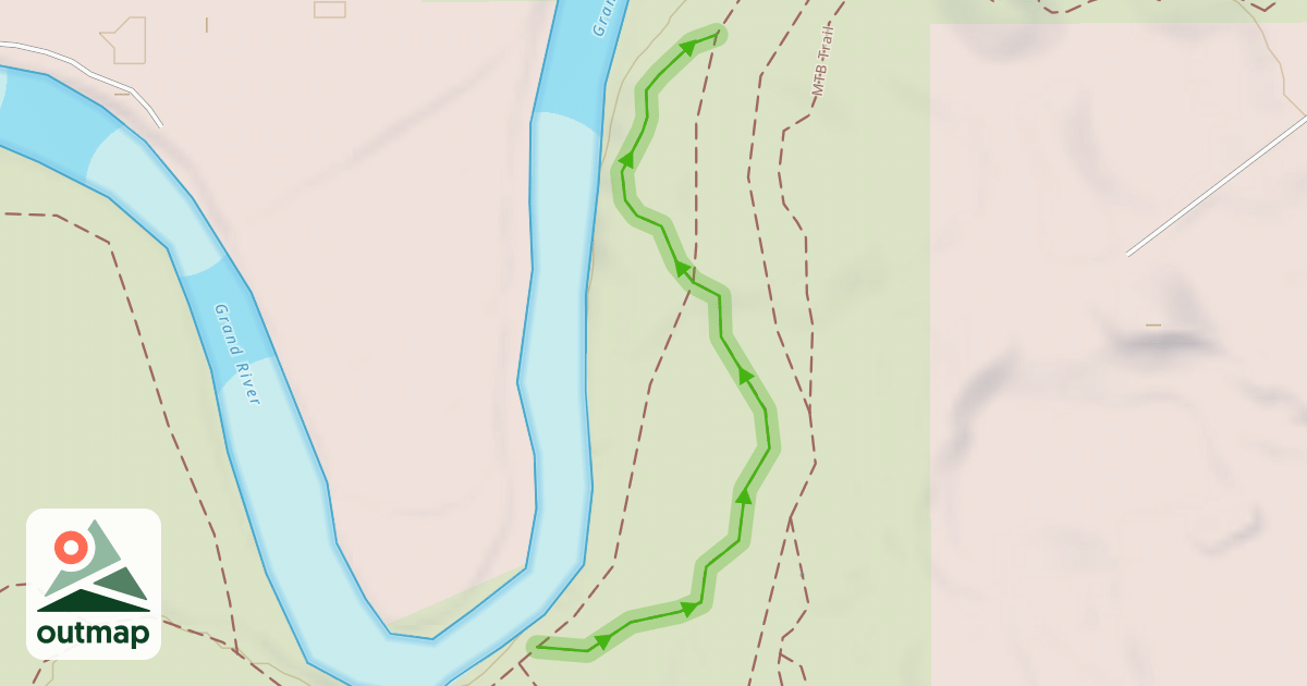 Map of MTB Trail