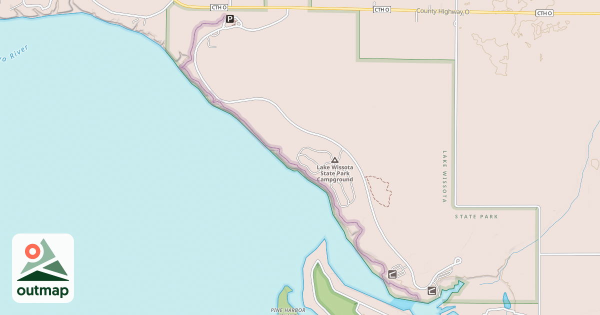 Map of Lake Trail