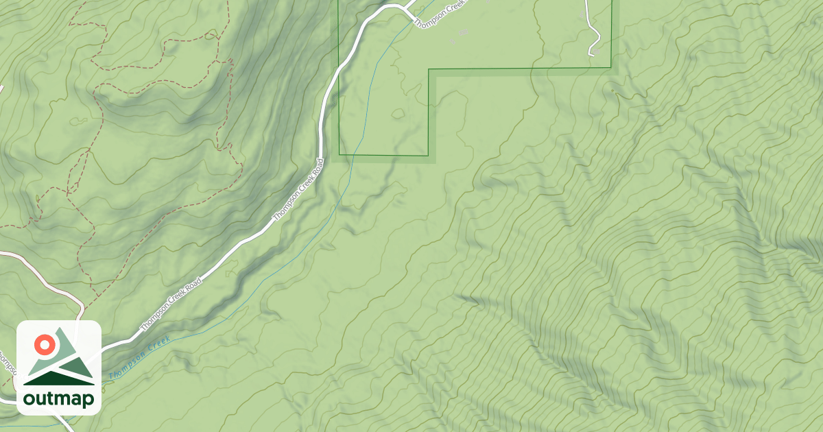 Map of BEAVER CR