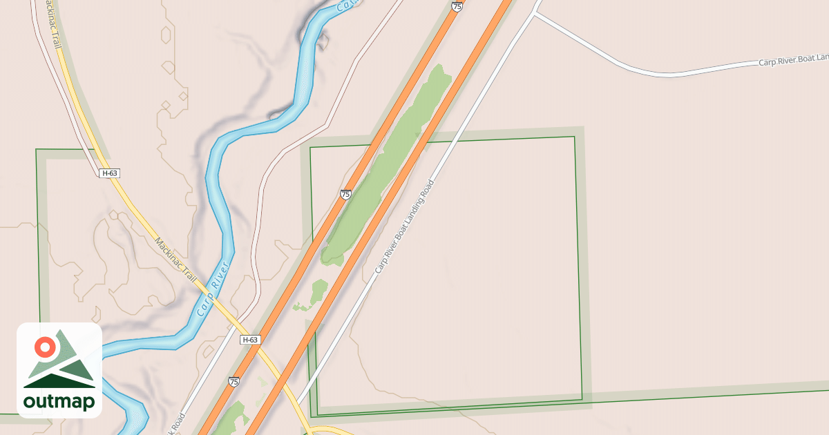Map of CARP RIVER BOAT LANDING