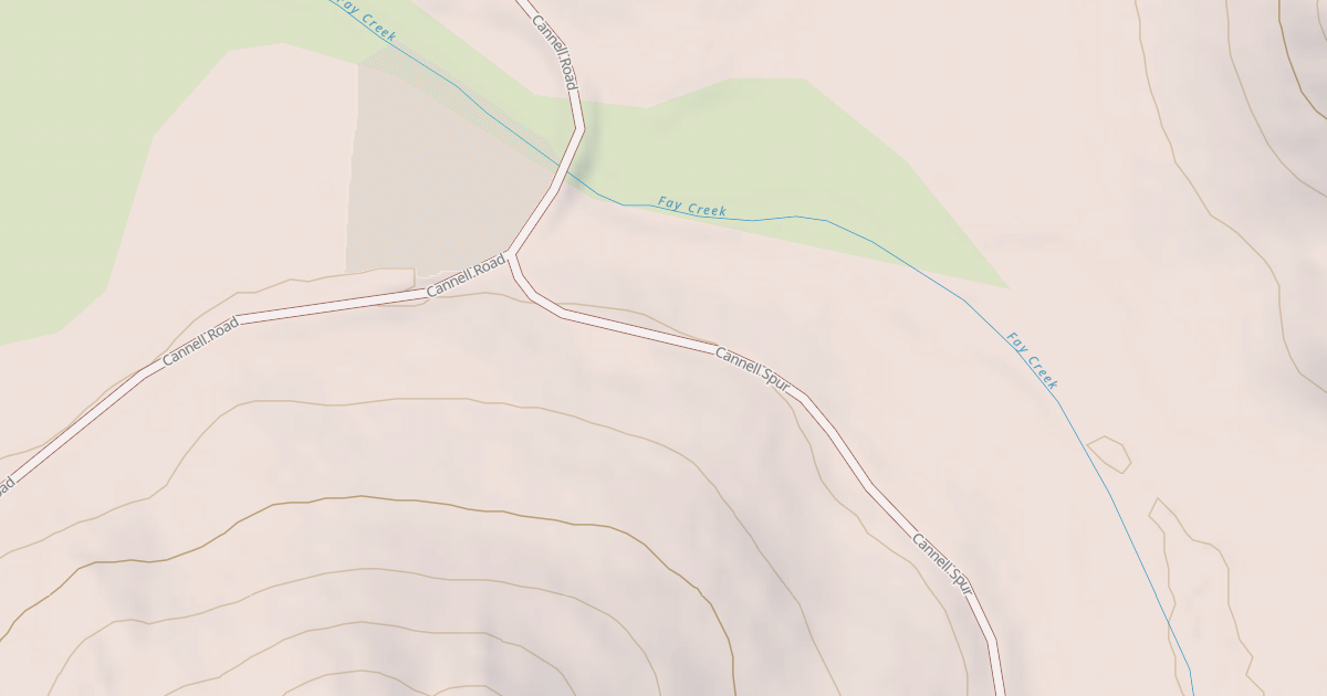 Map preview of CANNELL