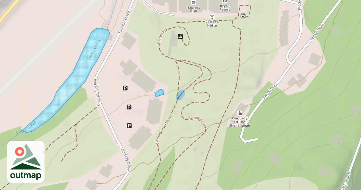 Map of Brew Thru