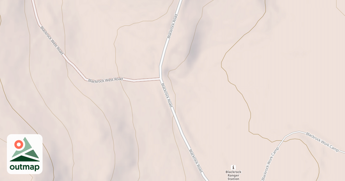 Map of BLACKROCK ROAD