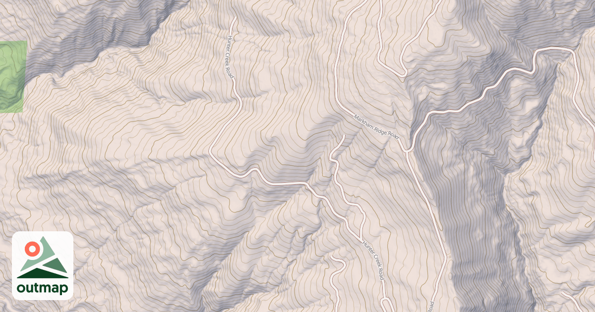 Map of HUNTER CREEK