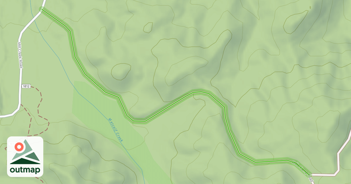 Map of Osita Camp Road