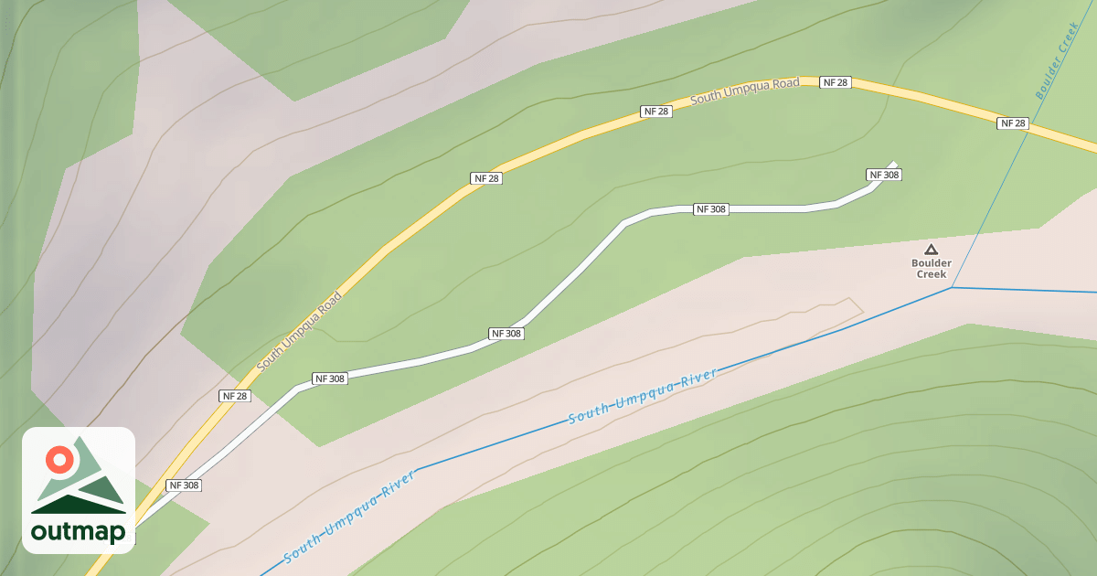 Map of BOULDER CR CG