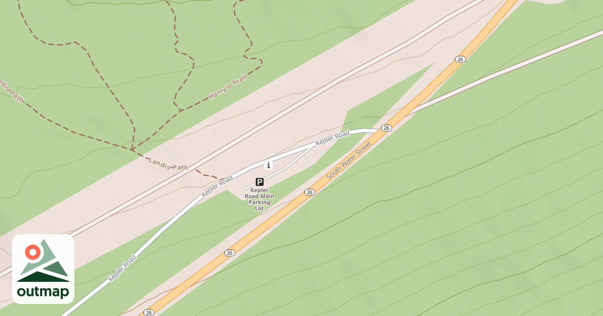 Map of Rothrock State Forest Seven Mountains Snowmobile Trails