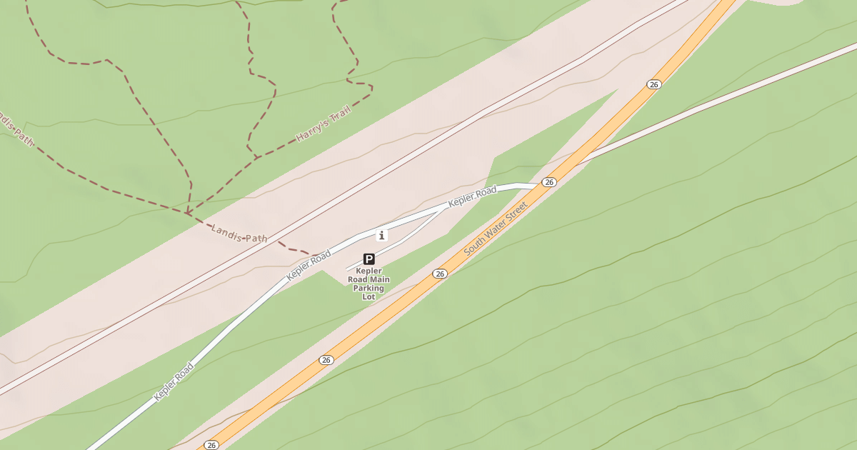 Map preview of Rothrock State Forest Seven Mountains Snowmobile Trails