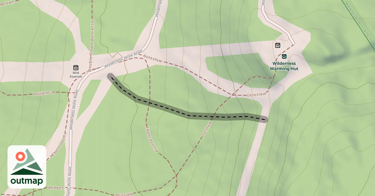 Map of Outlaw Woods