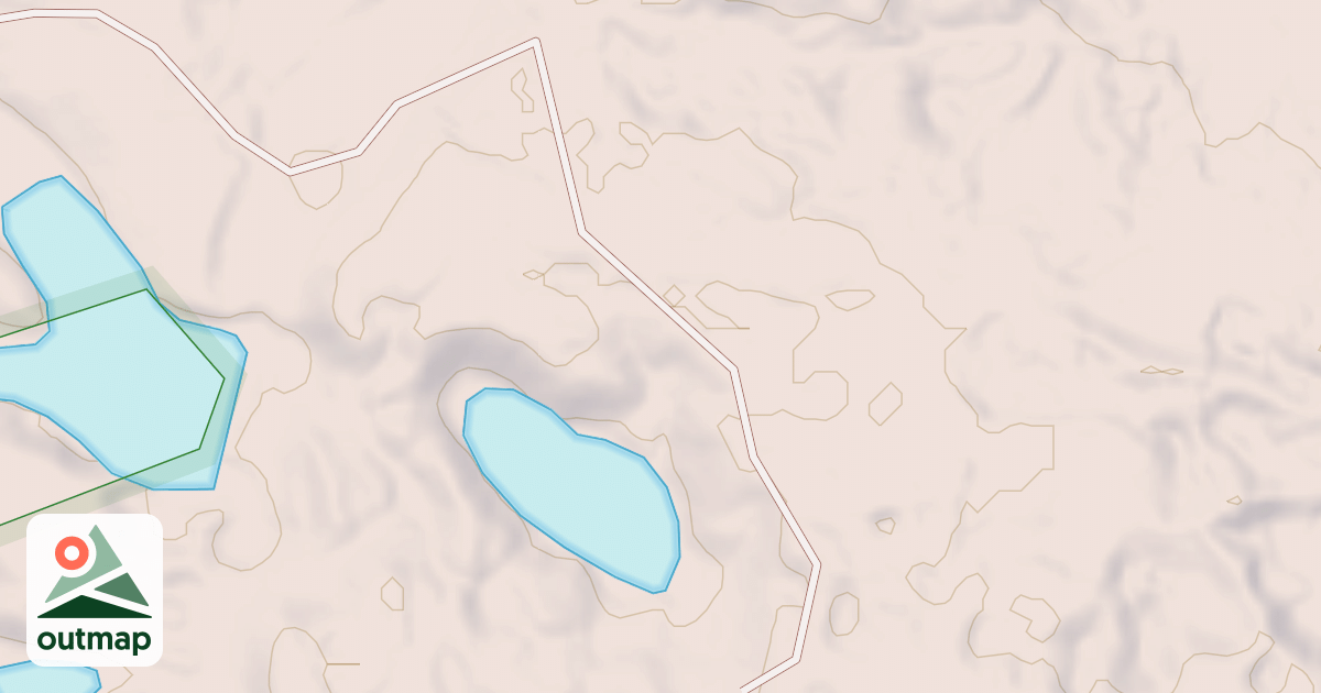 Map of MESEGWESI LAKE