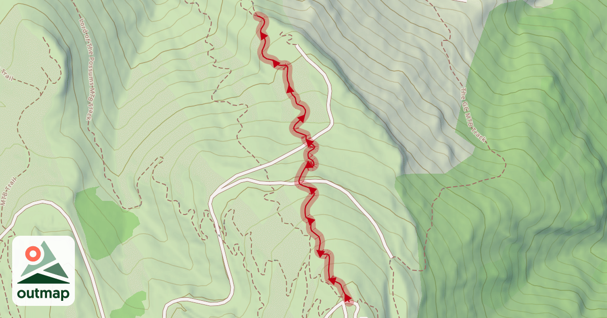 Map of Throw the Goat MTB Track