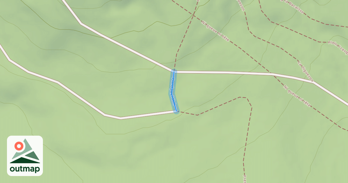 Map of Prend pas l'ditch