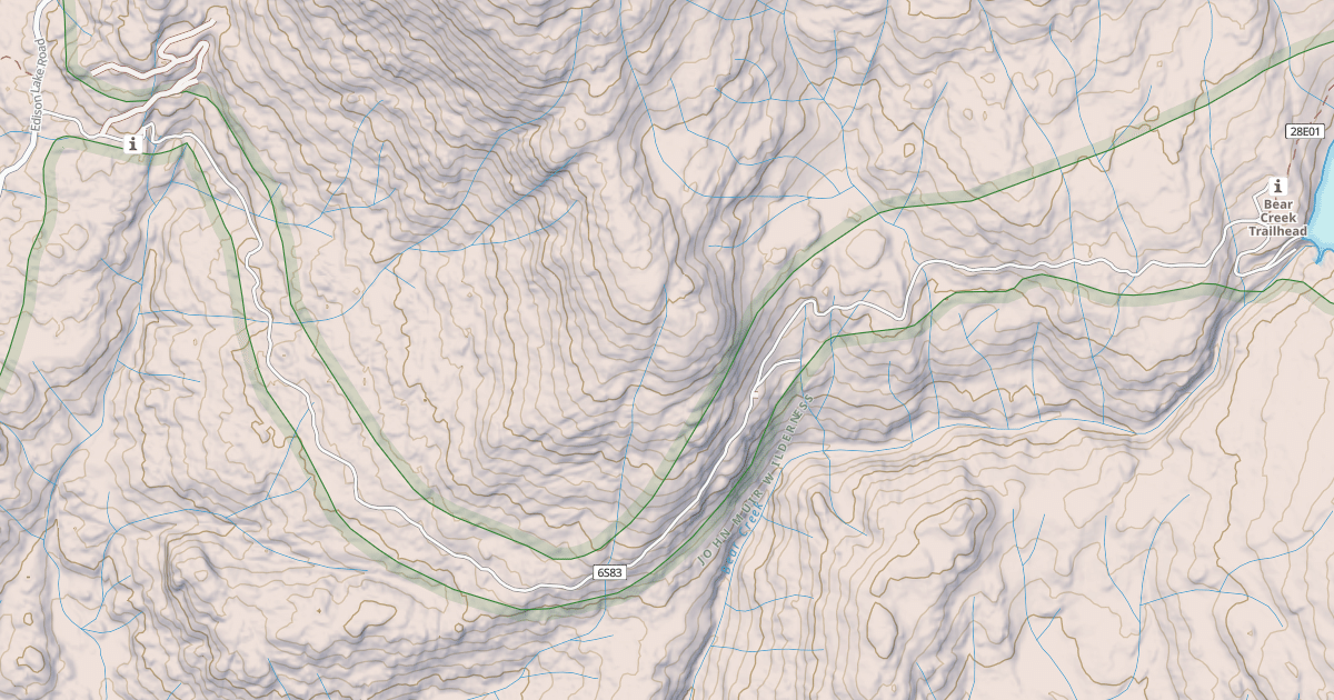 Map preview of Bear Diversion Ohv Route