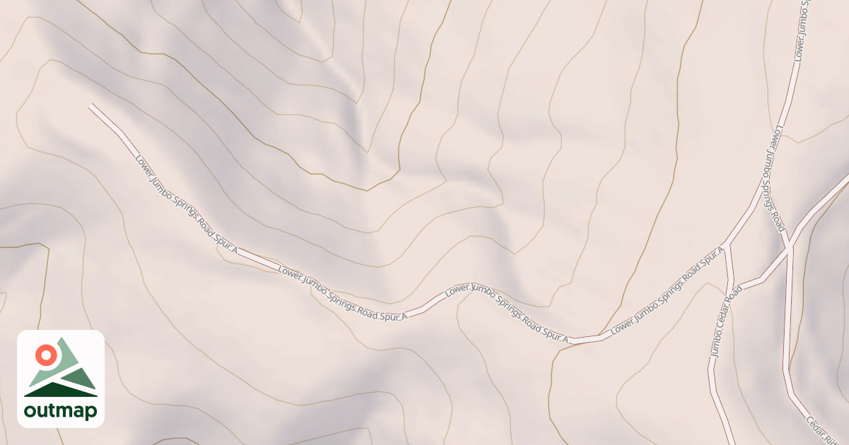 Map of LOWER JUMBO SPRINGS