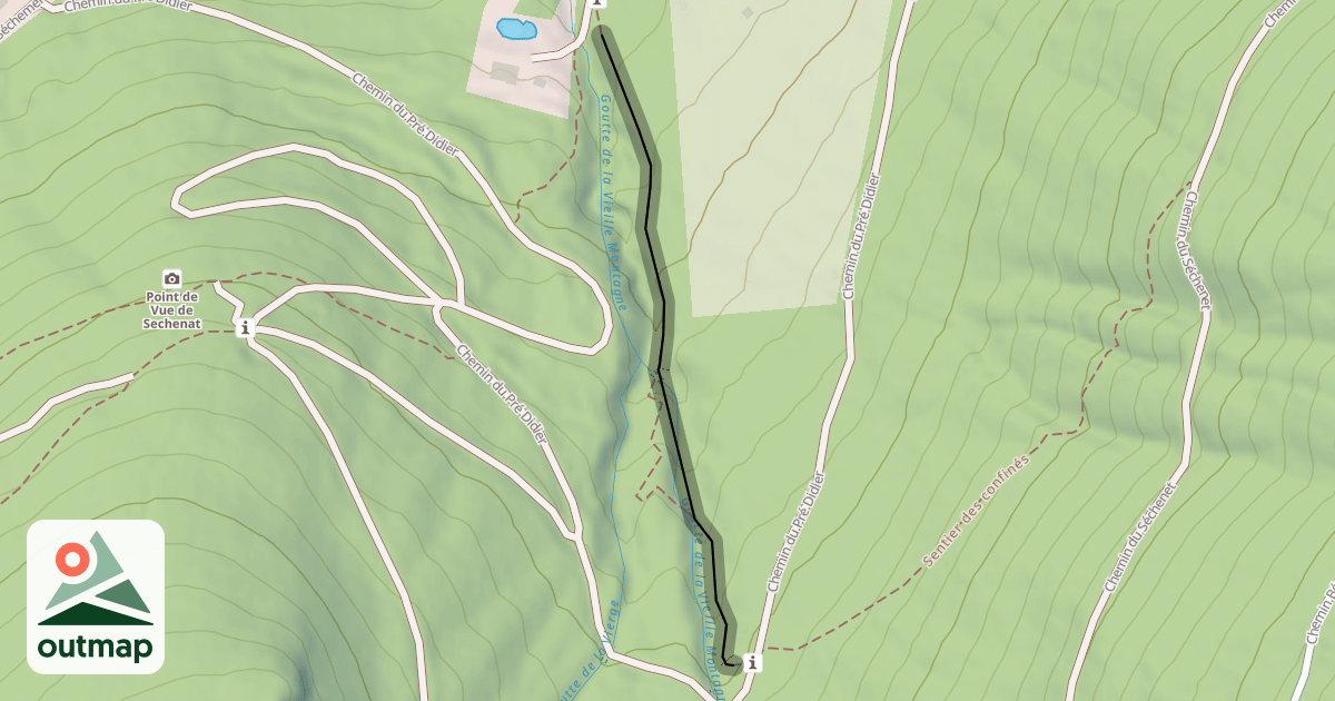 Map of Sentier de Jeanne