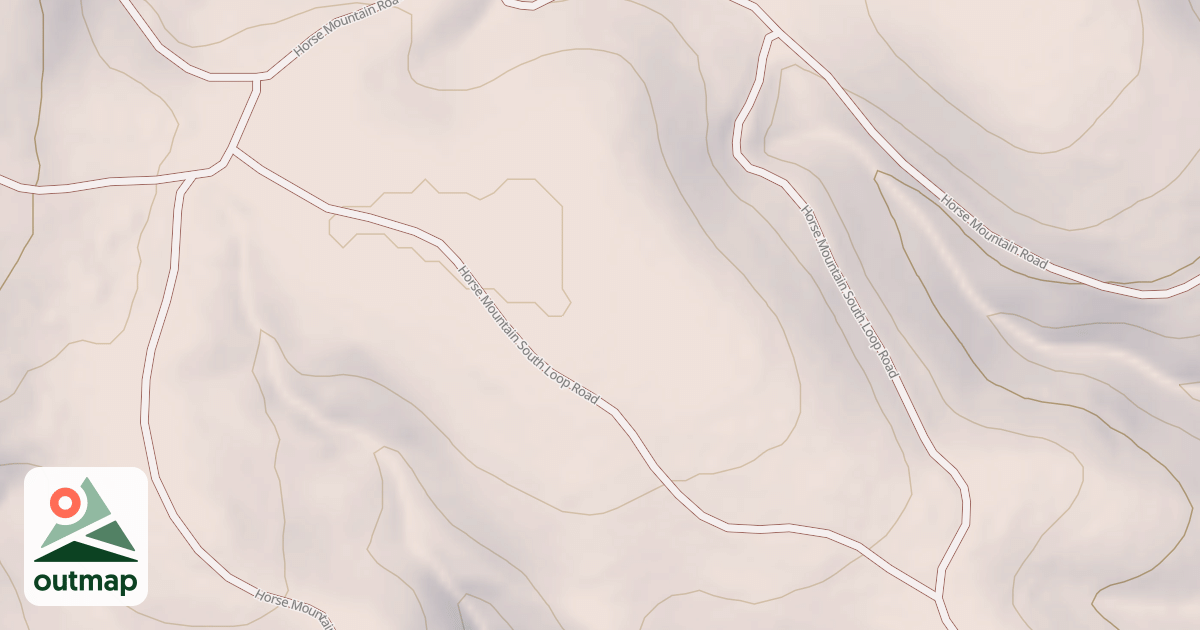 Map of HORSE MTN. SOUTH LOOP