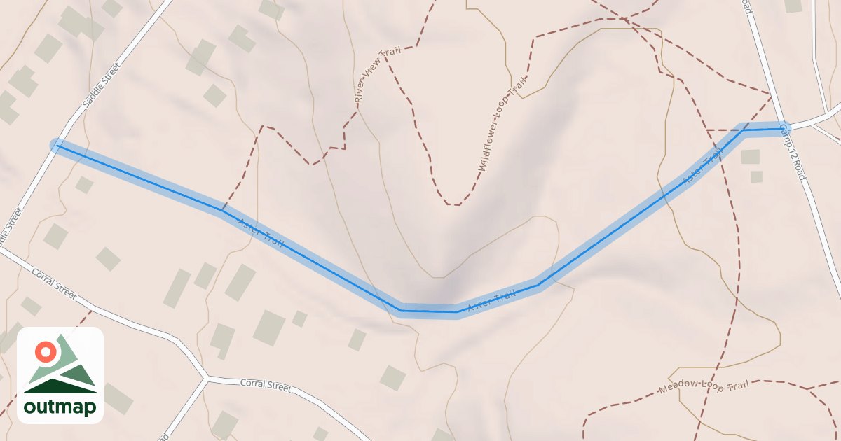 Map of Aster Trail