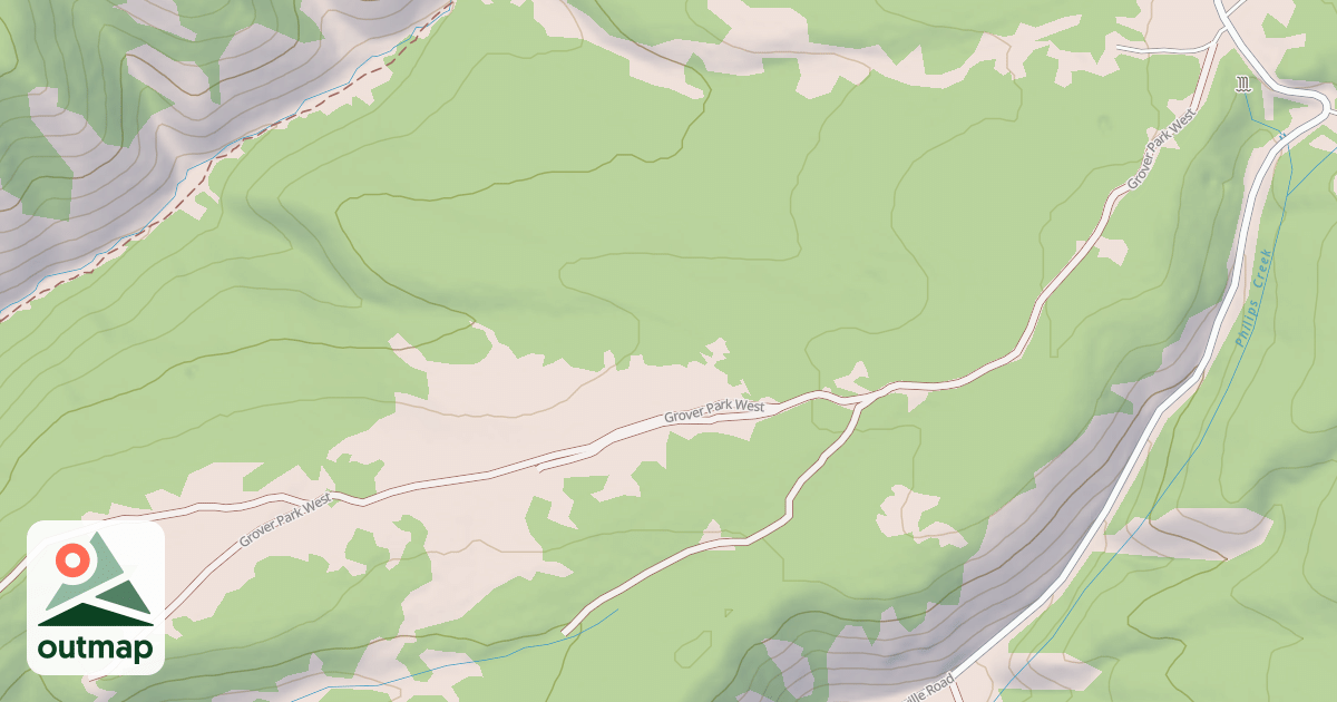 Map of GROVER PARK WEST