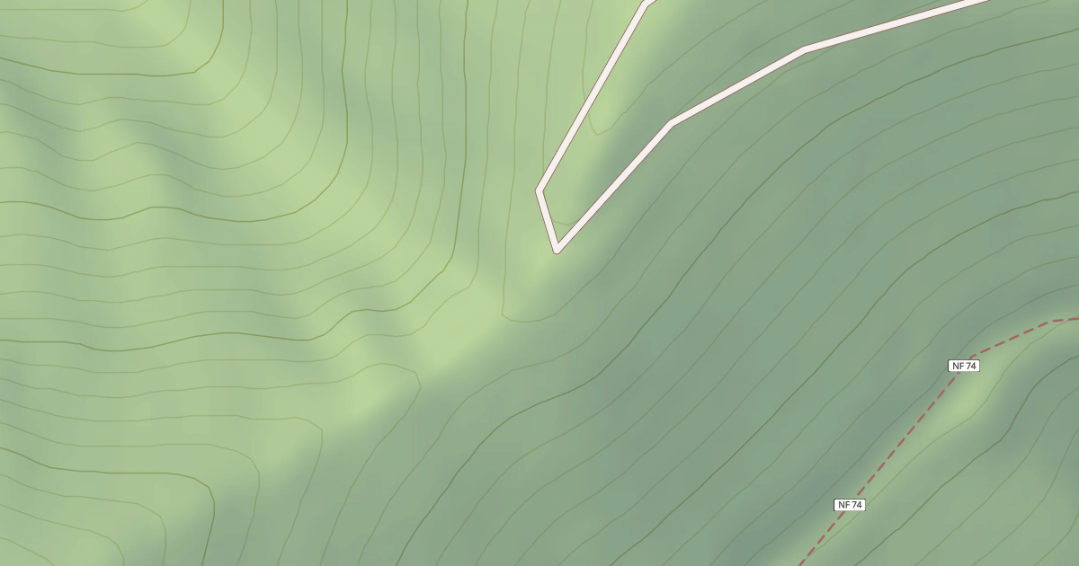 Map preview of Frog Mountain Trail
