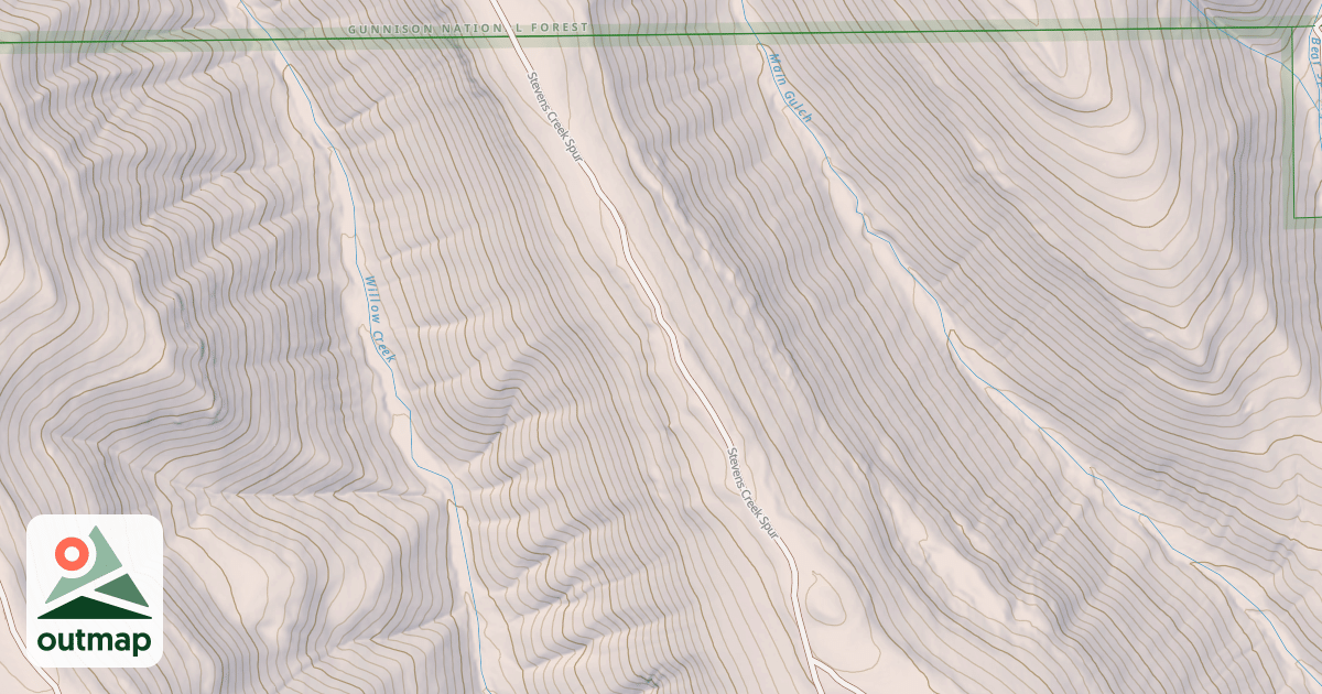 Map of BLM National GTLF Public Motorized Roads 18a81b63-5497-40f5-98f3-18e995f5e117