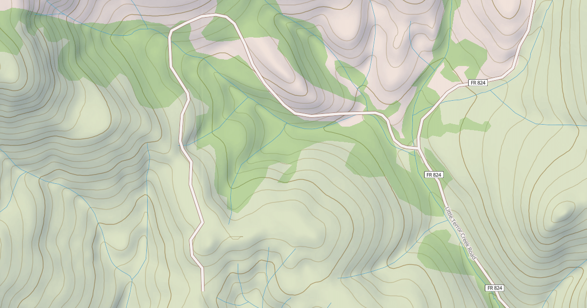 Map preview of USFS Motor Vehicle Use Map Roads {36E1AD9A-98E9-44D0-B2DC-82169053601C}