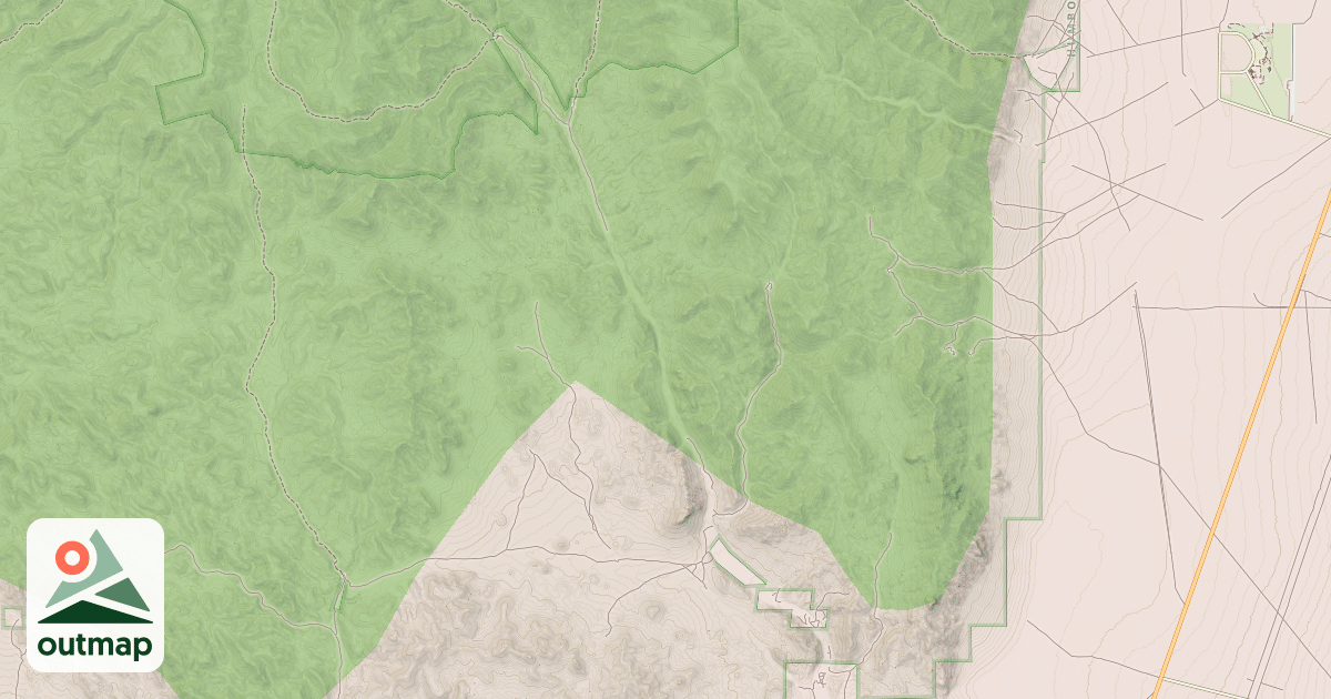 Map of PEAVINE