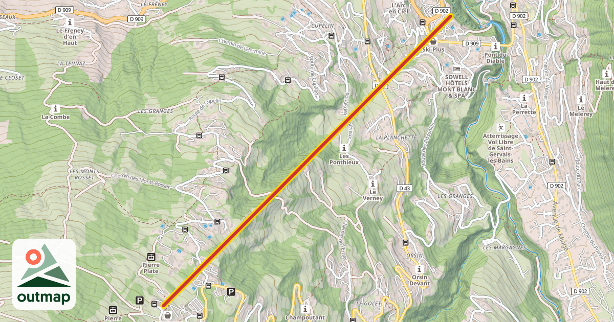Map of L'Alpin