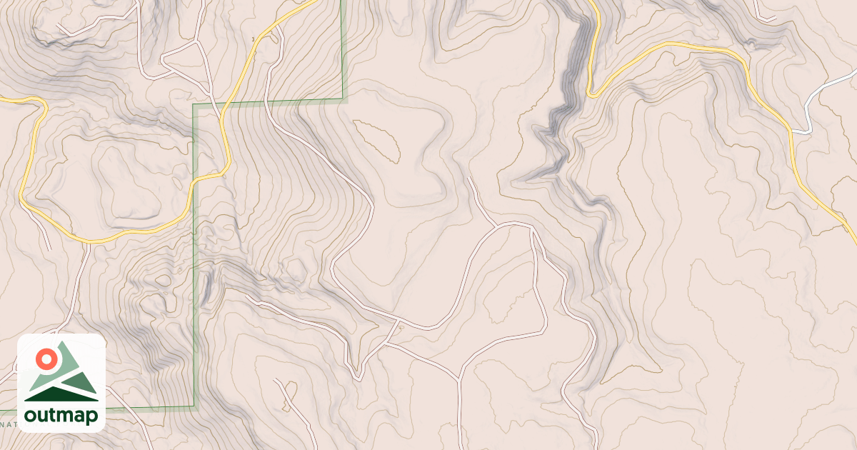 Map of USFS Motor Vehicle Use Map Roads {A115586F-34CB-4FFE-938F-1749305E68C5}