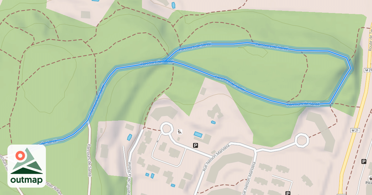 Map of Parcours de Santé