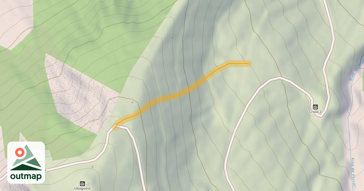 Map of Perdrix Hors Piste