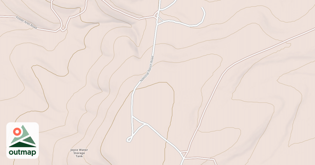 Map of NATIONAL RANCH