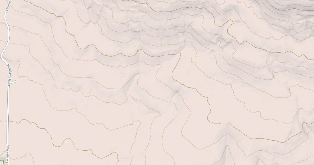 Map preview of Huckleberry Mtn-Bell Springs