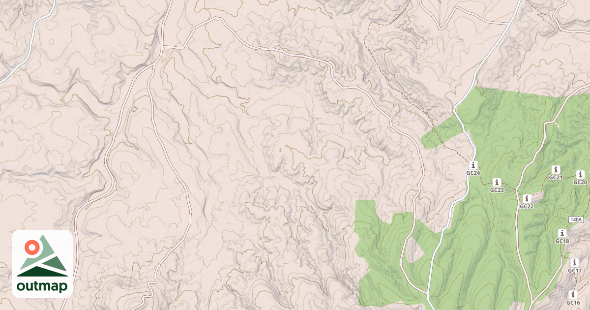 Map of USFS National Forest System Roads {7CCE8CBC-9242-4C73-B848-6819FA32589C}