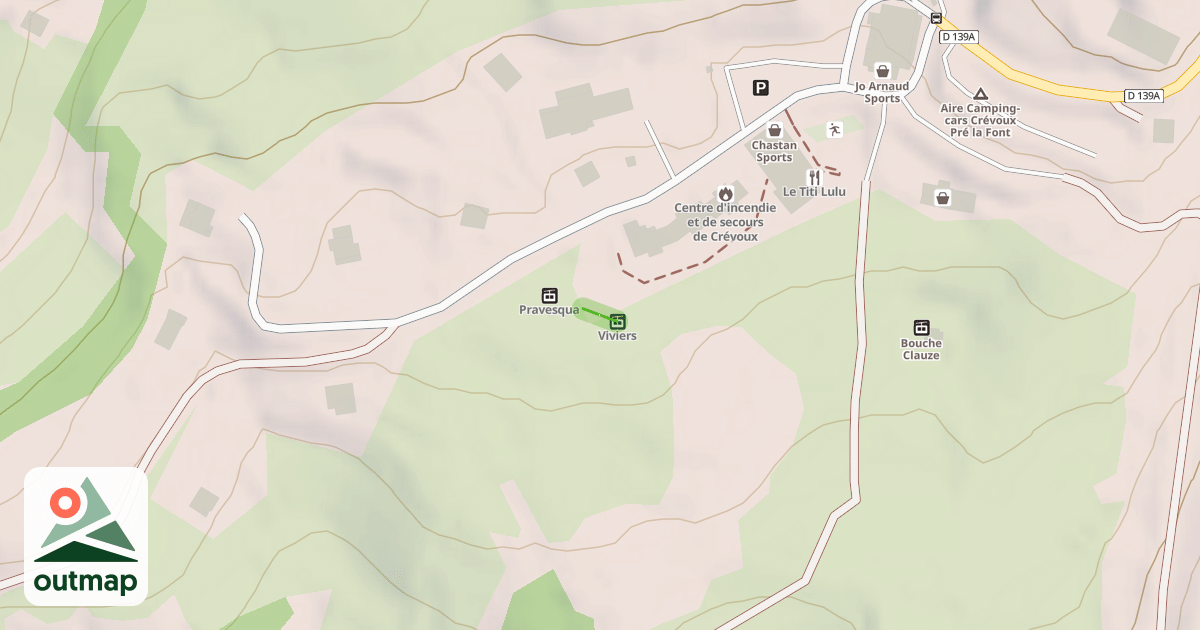 Map of Les Crocus