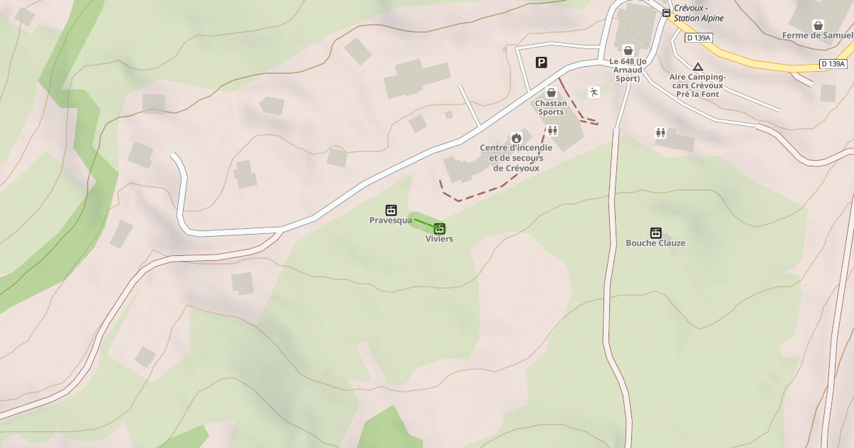 Map preview of Les Crocus