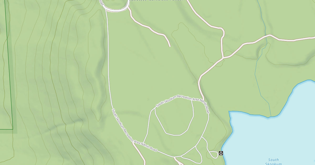 Map preview of SOUTH SKOOKUM REC. AREA-ADMIN