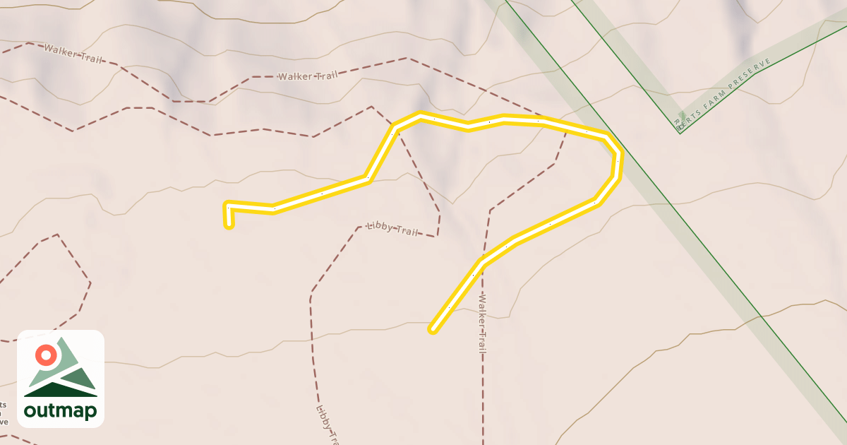 Map of Roberts Farm Trail