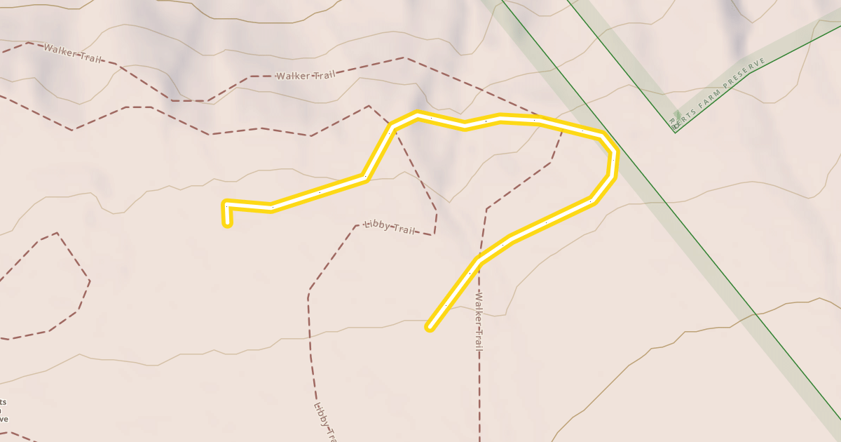 Map preview of Roberts Farm Trail
