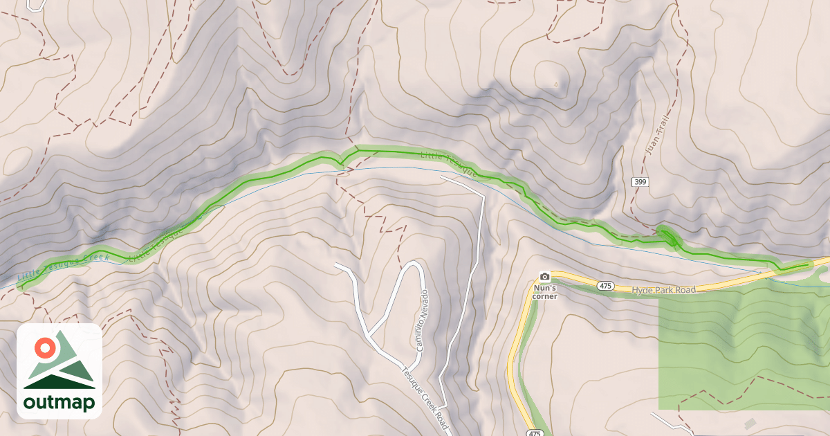 Map of Little Tesuque