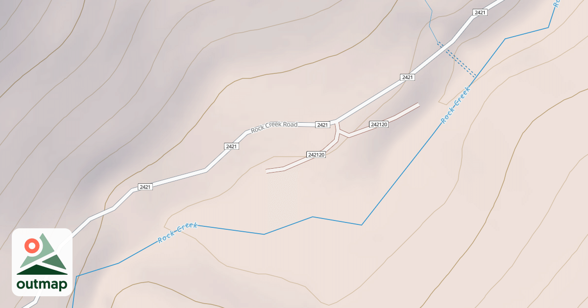 Map of DISPERSED CAMPSITE