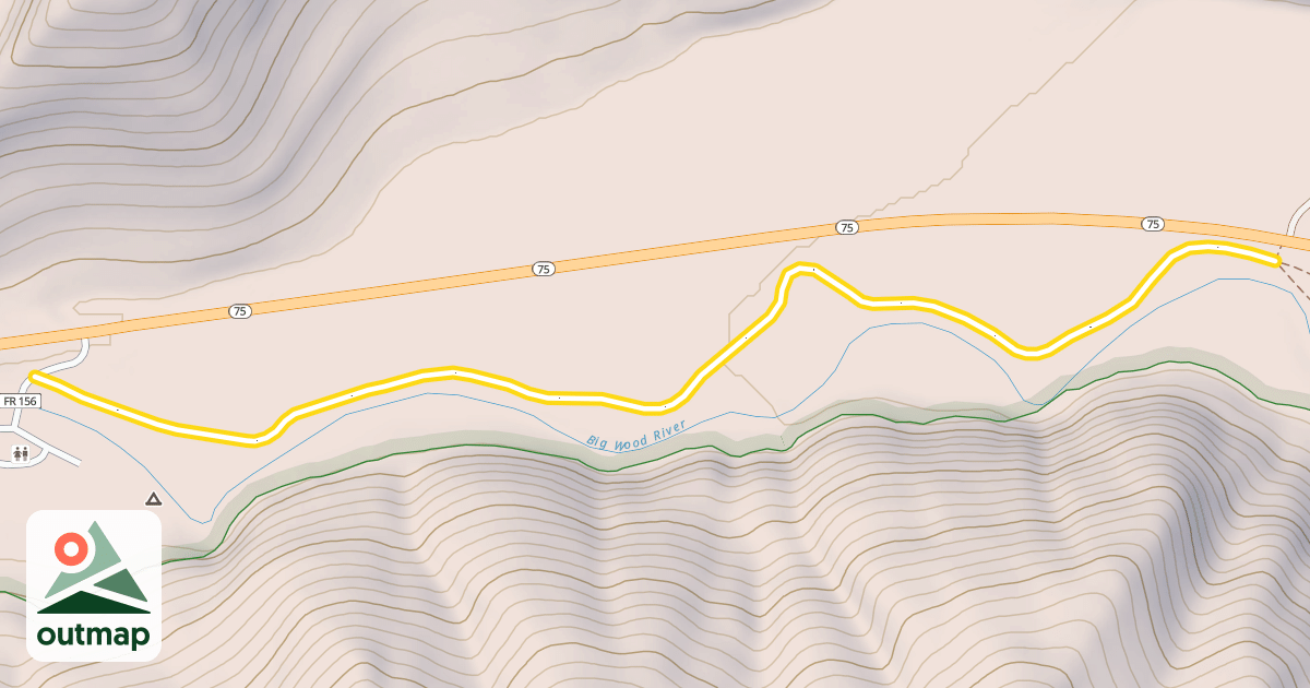 Map of Harriman Trail