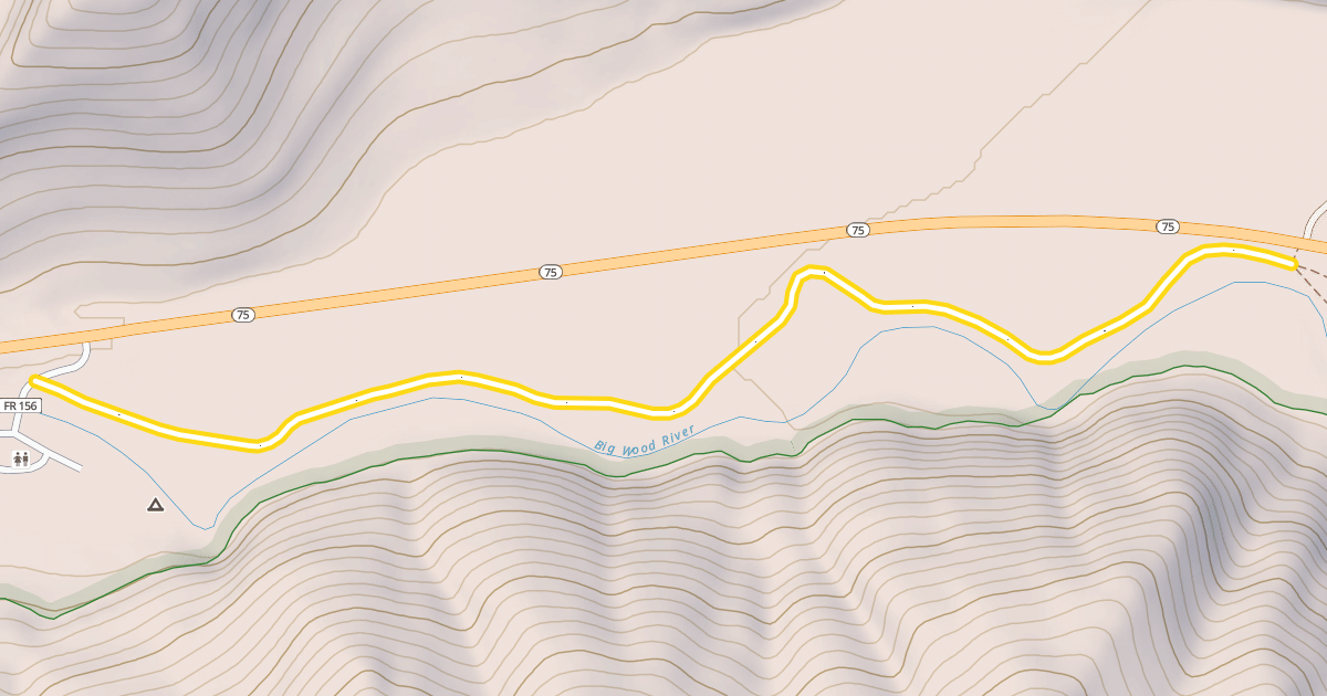 Map preview of Harriman Trail