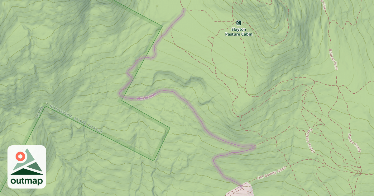 Map of Chris's Run