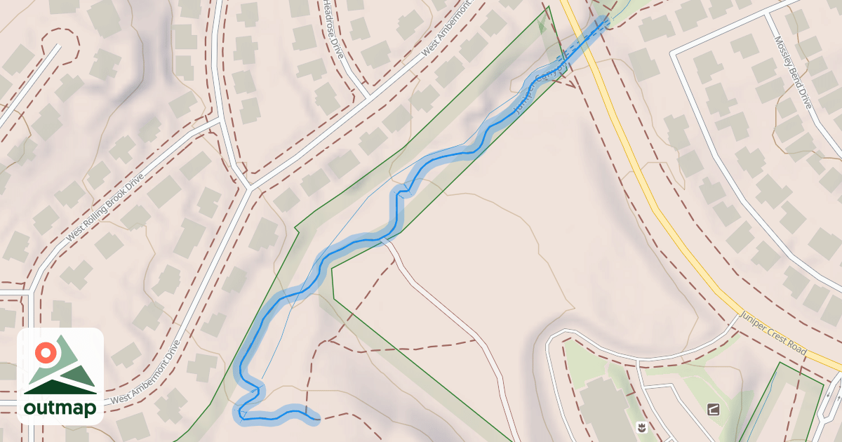 Map of Juniper Canyon