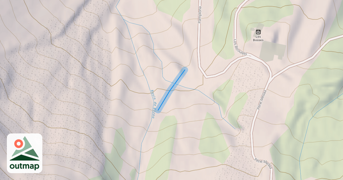 Map of La Combe