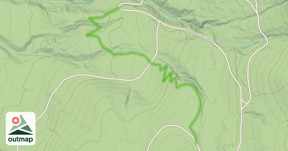 Map of Way Back! (North)