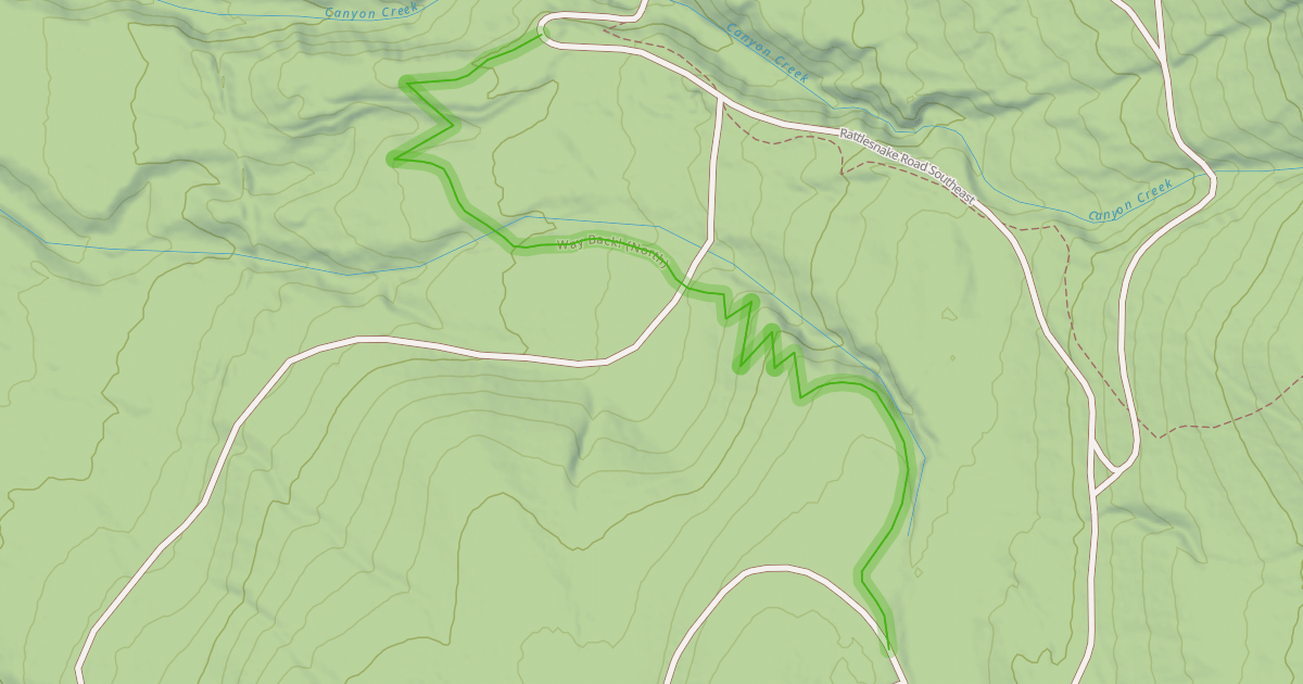 Map preview of Way Back! (North)