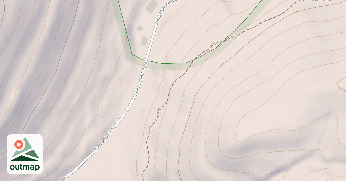 Map of Sheltowee Trace