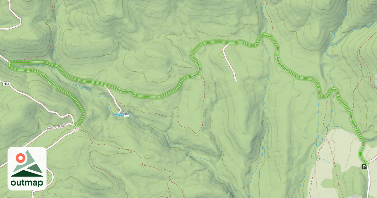 Map of Piste Castelli