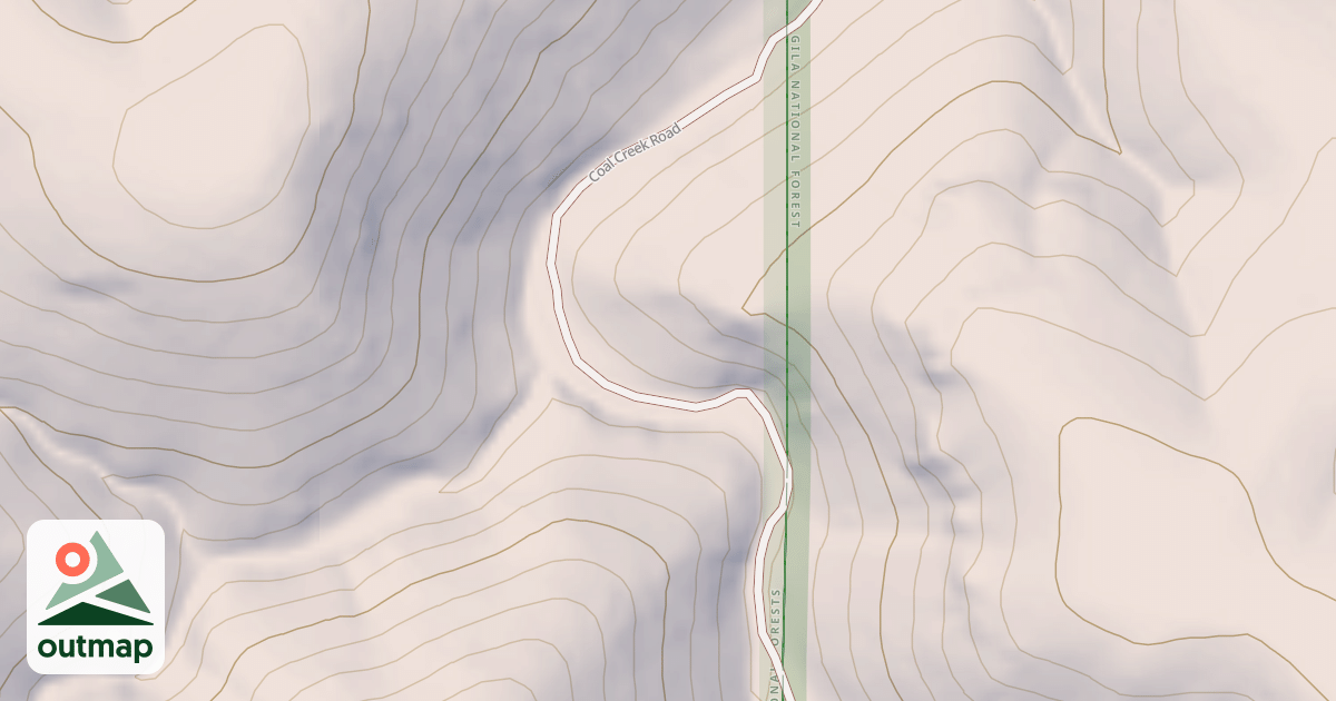 Map of COAL CREEK